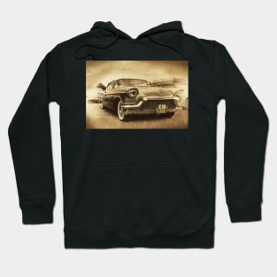 1957 Cadillac, vintage Hoodie